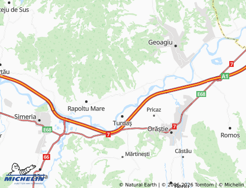 Mapa MICHELIN Bobâlna - ViaMichelin