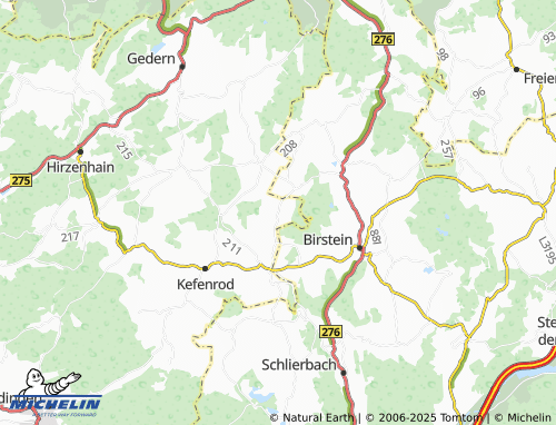 MICHELIN Burgbracht map - ViaMichelin