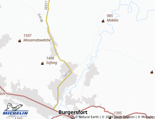 MICHELIN Ga-Motodi map - ViaMichelin