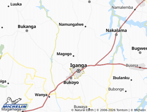 Mappa MICHELIN Magogo - ViaMichelin