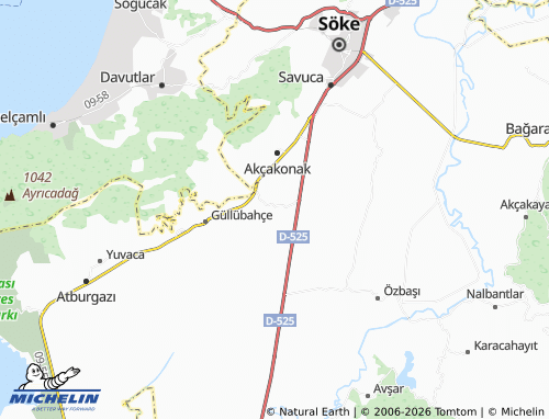 MICHELIN Gölbent map - ViaMichelin