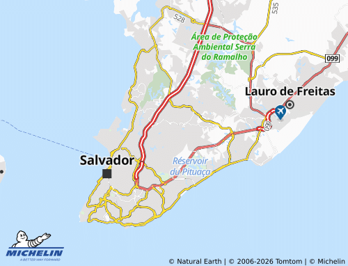 MICHELIN São Marcos map - ViaMichelin