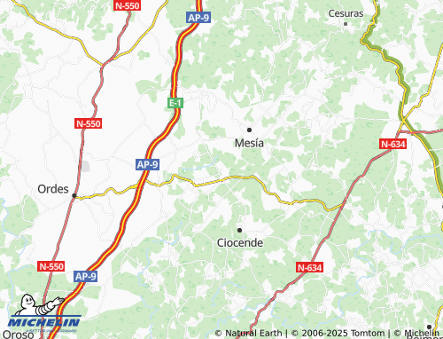 Mapa MICHELIN O Fontao - ViaMichelin
