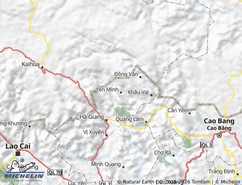 MICHELIN Yên Minh map - ViaMichelin