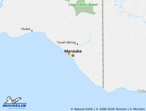 MICHELIN-Landkarte Südpapua - ViaMichelin