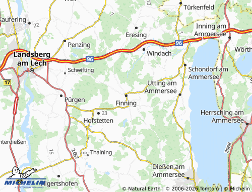Mappa MICHELIN Finning - ViaMichelin