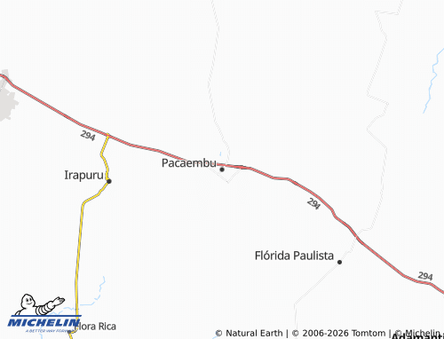 MICHELIN Pacaembu map - ViaMichelin