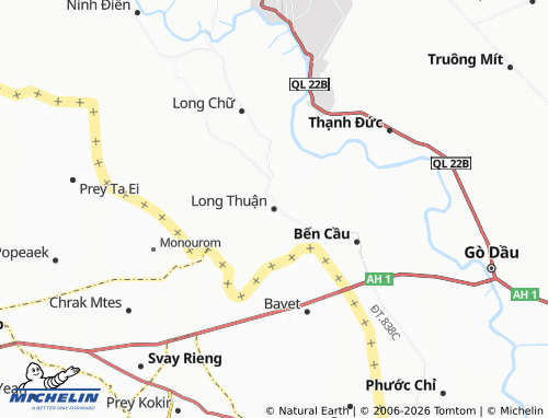 Mappa MICHELIN Long Thuận - ViaMichelin