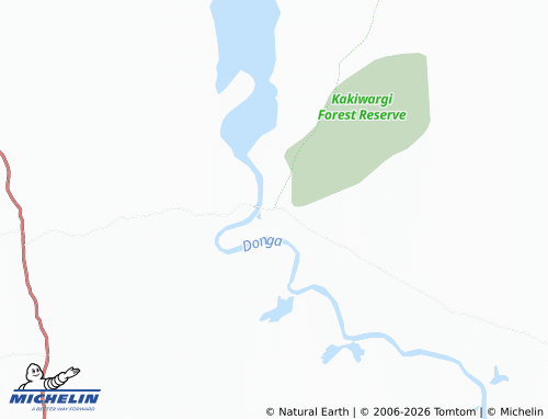 MICHELIN Donga map - ViaMichelin