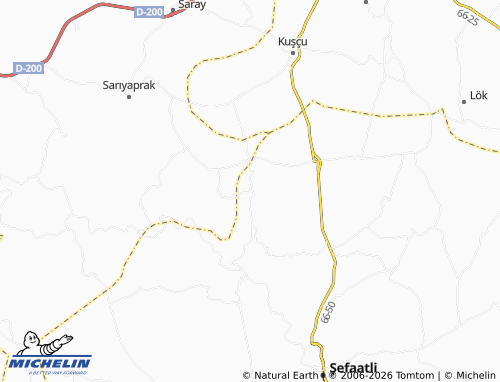 MICHELIN Ekinciuşağı map - ViaMichelin