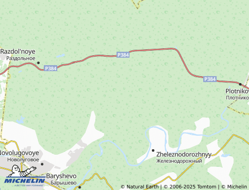 MICHELIN Zvezdochka SNT map - ViaMichelin