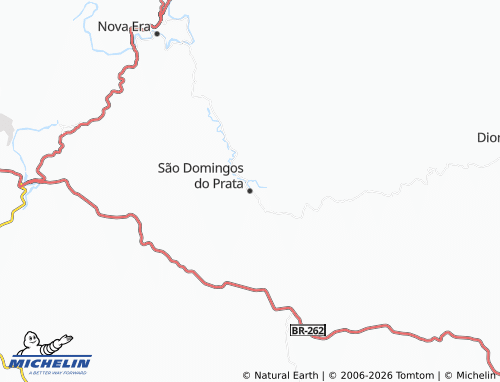 Mappa MICHELIN São Domingos do Prata - ViaMichelin