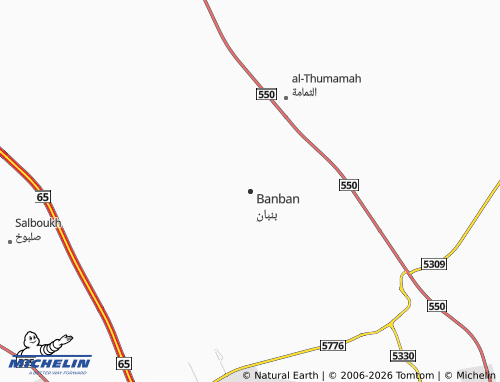 Mappa MICHELIN Banban - ViaMichelin