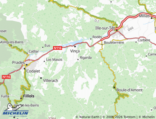 Mappa MICHELIN Rigarda - ViaMichelin