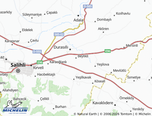 Mappa MICHELIN Beylikli - ViaMichelin
