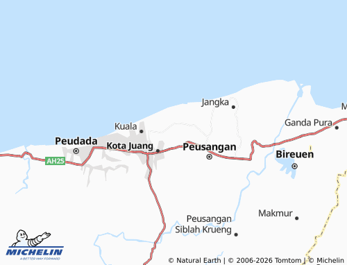 MICHELIN Glumpang Baroh map - ViaMichelin
