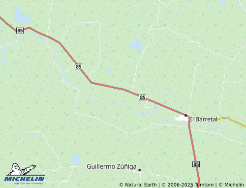 MICHELIN Estación La Cruz map - ViaMichelin