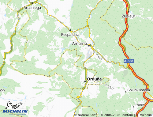MICHELIN Mendeika map - ViaMichelin