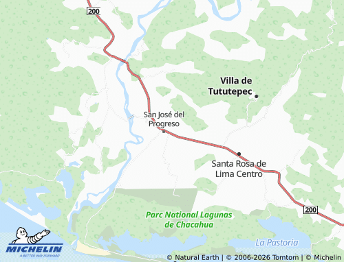 Mapa MICHELIN Linda Vista, Sam José del Progreso - ViaMichelin