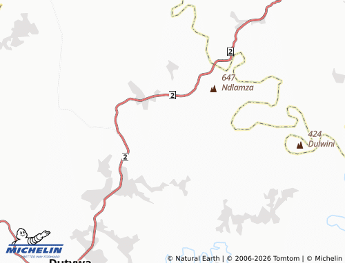 MICHELIN-Landkarte eMabheleni SP 2 - ViaMichelin