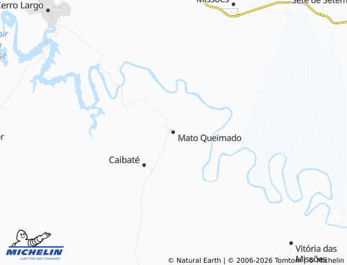 Mapa MICHELIN Mato Queimado - ViaMichelin