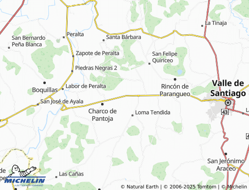 MICHELIN Cerro Colorado map - ViaMichelin