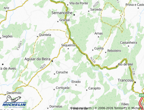 Mapa MICHELIN Murganheira - ViaMichelin