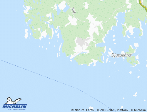 MICHELIN-Landkarte Sommarö Sund - ViaMichelin