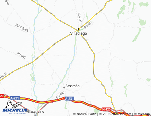 MICHELIN Villegas map - ViaMichelin