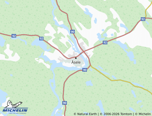 MICHELIN-Landkarte Åsele - ViaMichelin