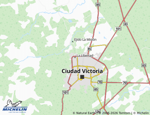Mapa MICHELIN La Libertad - ViaMichelin
