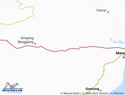 MICHELIN Aik Madu map - ViaMichelin