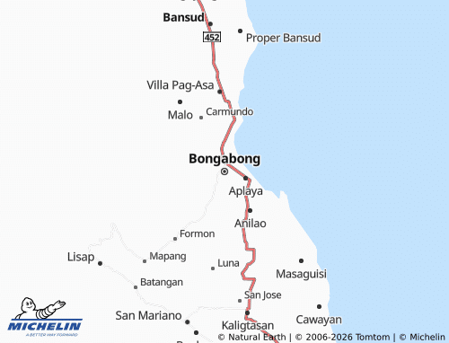 MICHELIN Bongabong map - ViaMichelin