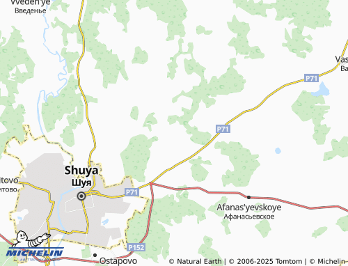 MICHELIN Chizhovo map - ViaMichelin