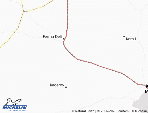 Mappa MICHELIN Kana II - ViaMichelin