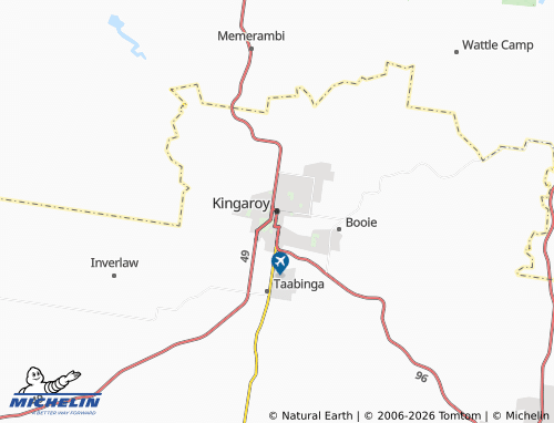 Mappa MICHELIN Kingaroy - ViaMichelin