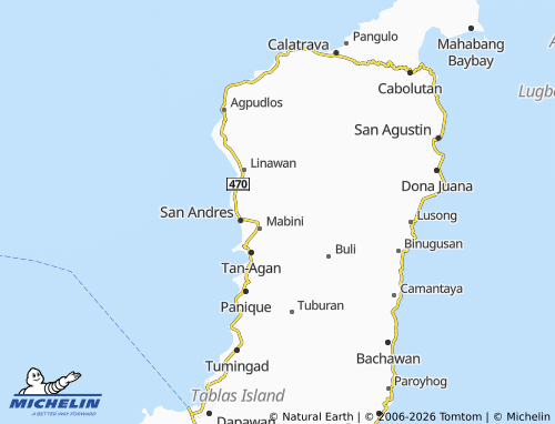 MICHELIN Dona Trinidad map - ViaMichelin