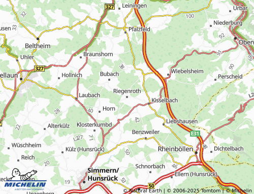 MICHELIN-Landkarte Riegenroth - ViaMichelin