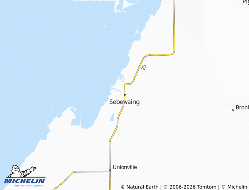 Mappa MICHELIN Sebewaing - ViaMichelin