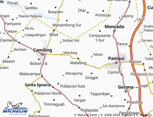 MICHELIN Burgos map - ViaMichelin