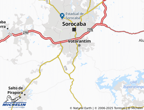 MICHELIN Parque Santos Dumont map - ViaMichelin