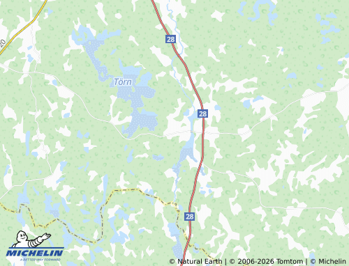 MICHELIN Vissefjärda map - ViaMichelin