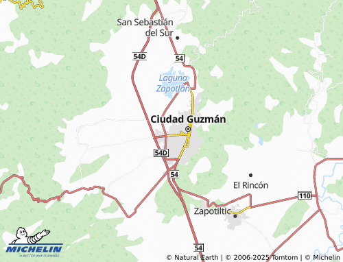 MICHELIN Silviano Carrillo map - ViaMichelin
