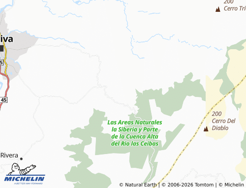 MICHELIN Primavera map - ViaMichelin