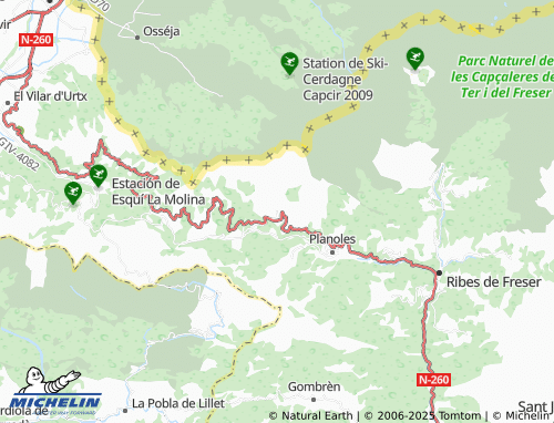 MICHELIN Dòrria map - ViaMichelin