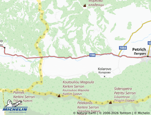 MICHELIN-Landkarte Strumeshnitsa - ViaMichelin
