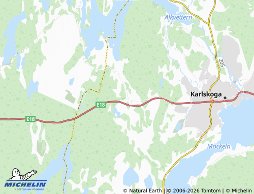 Carte MICHELIN Linnebäck - ViaMichelin