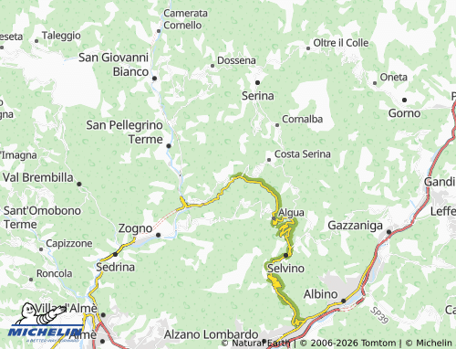 MICHELIN Bracca map - ViaMichelin