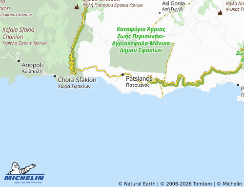 Mappa MICHELIN Fragkokastello - ViaMichelin