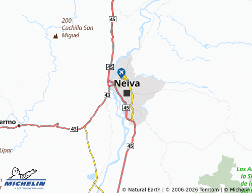 Mapa MICHELIN El Centro - ViaMichelin